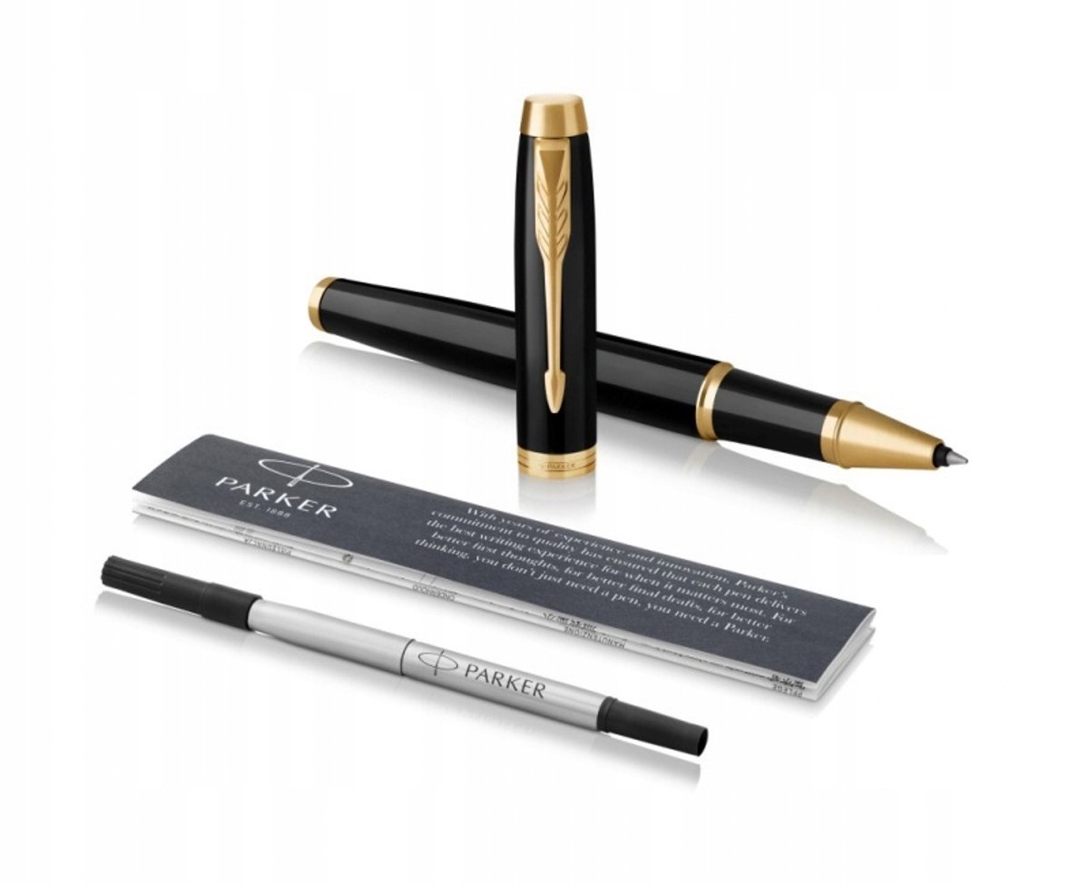 Parker IM Zwart Vulpen met Gouden Accenten - Perfect voor Notities
