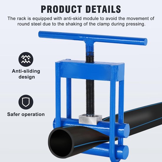 YUCHENGTECH Pipe Pinching Tool 0-32mm Adjustable Shutdown Tool for Gas and Water Clamping Tool Pipes for PE/PPR/PVC - ShopVlot — afbeelding 3