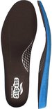 Uitneembare bruine en blauwe Skechers Arch Fit Slip-ins zooltjes.
