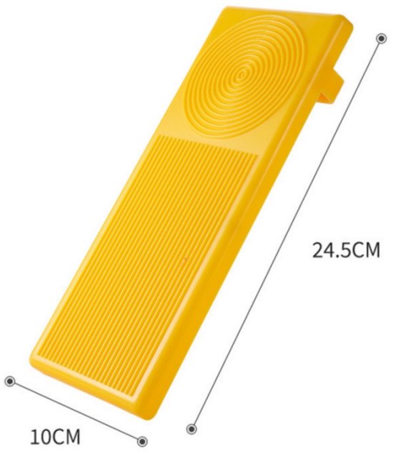 2 set - Pastaplank - Italiaanse pastaplank - Kneedplank - Noedelplank - Bakplank voor deeg - Handmatige pastamaker - Gnocchiplank - Keukenaccessoires - Geel - 10x24,5cm - Te gebruiken voor het maken van macaroni, italiaanse aardappelknoedels en pasta — afbeelding 5
