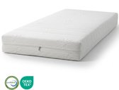 MIA Sleep® Pocketvering Matras 90x220 - 500 veren - Luxe Bamboo Tijk - 20 cm dik - Gemiddeld - 7 zones - Ventilerend - Wasbaar - Orthopedisch