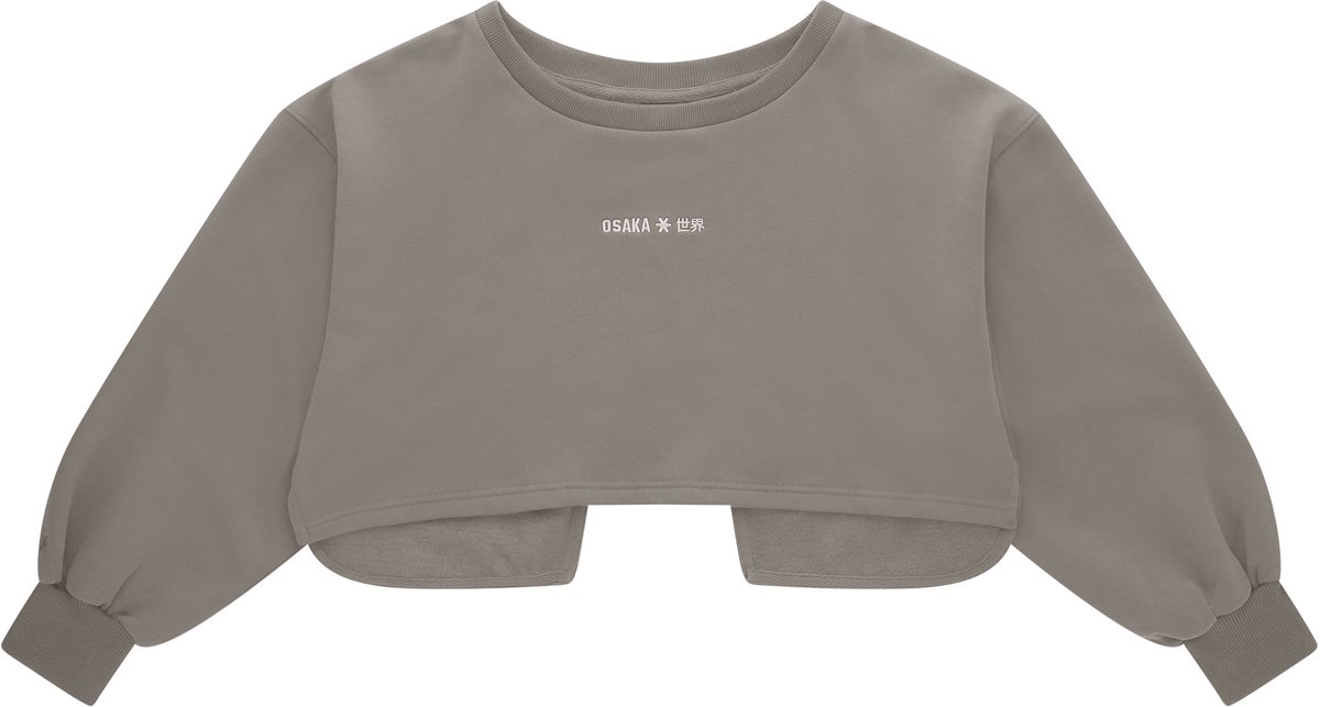 Osaka Women Crossed Back Sweater Cloudburst