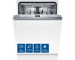 Bosch SMV6ZCX13E Volledig Geïntegreerde Inbouw Vaatwasser 60 cm - Energielabel B - 14 Couverts - PerfectDry Zeolith - Home Connect - 40 dB