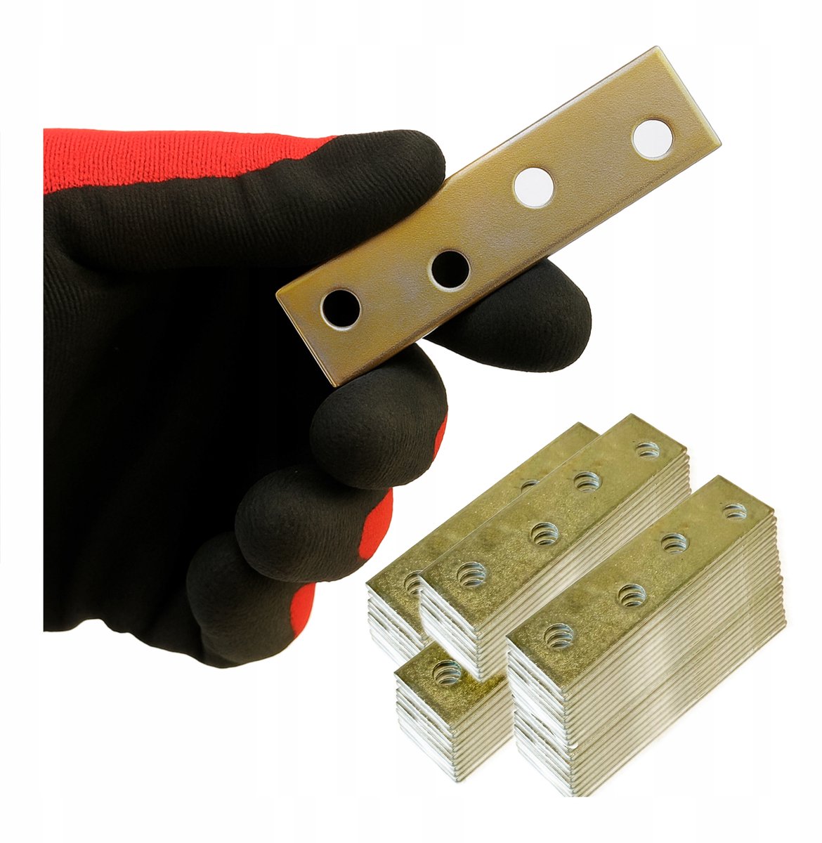 LUN FIX - Meubel vlakverbinder - 58x14x1,5mm - 50 stk