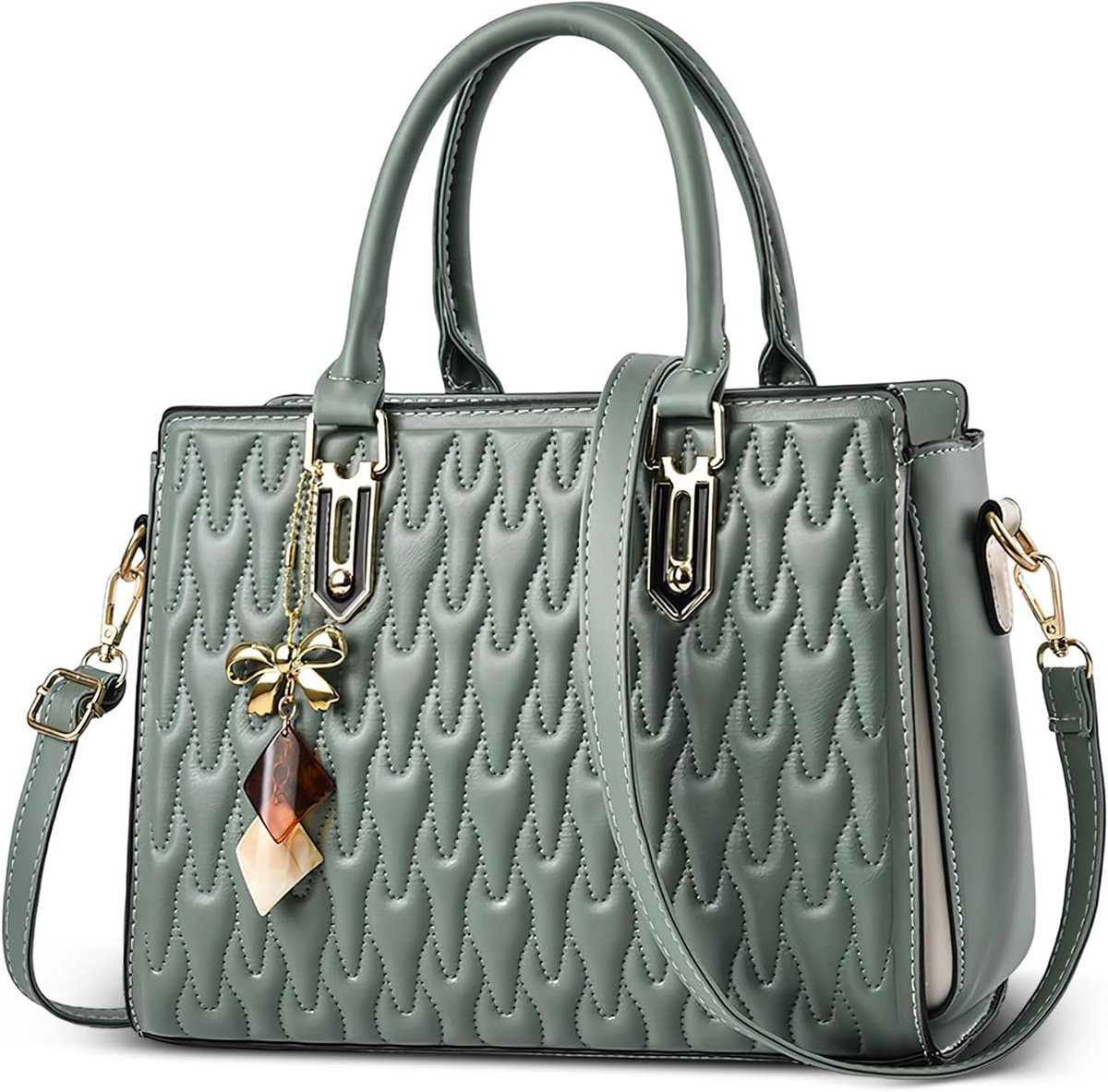 Theft-proof elegant handbags ladies handbag ladies handbag women's shoulder bag with fashionable pendant ornament - ShopVlot