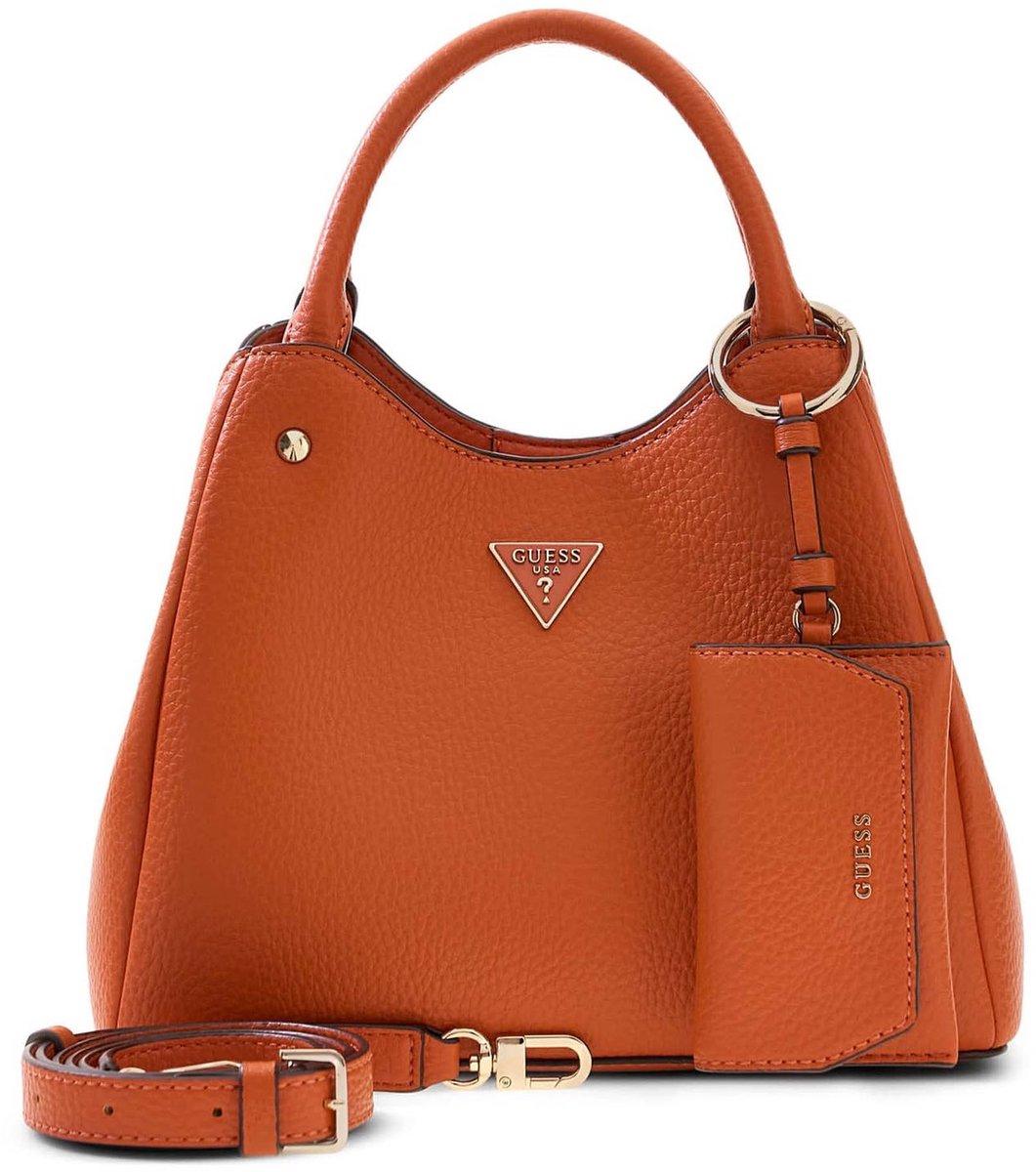 GUESS schoudertas handtas Lorella Girlfriend Tote Bag Ginger oranje