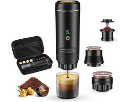 Portable koffiezetter - compact ontwerp - eenvoudig te gebruiken - ideaal voor onderweg - ShopVlot