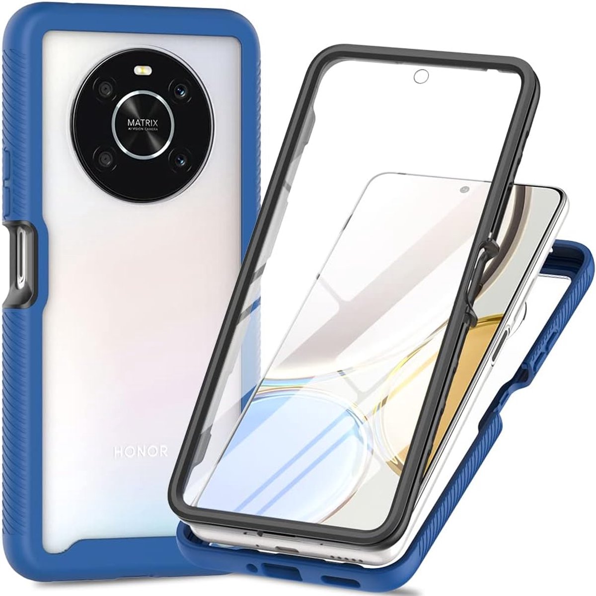 Mobiel hoesje 360° schokbestendig - TPU + PC materiaal - robuuste bumper - ideaal voor outdoor gebruik - ShopVlot
