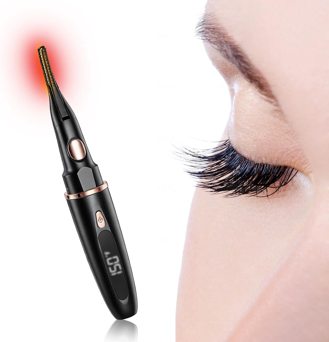 Wimpertang verwarmd - elektrisch - 3 temperatuurmodi - voor langdurige krullen - ShopVlot