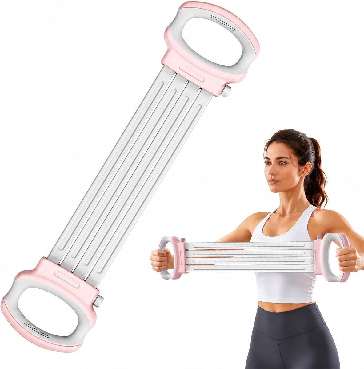 Borstexpander verstelbaar 4 standen - elastische weerstandstrainer - krachttraining - perfect voor thuisfitness - ShopVlot