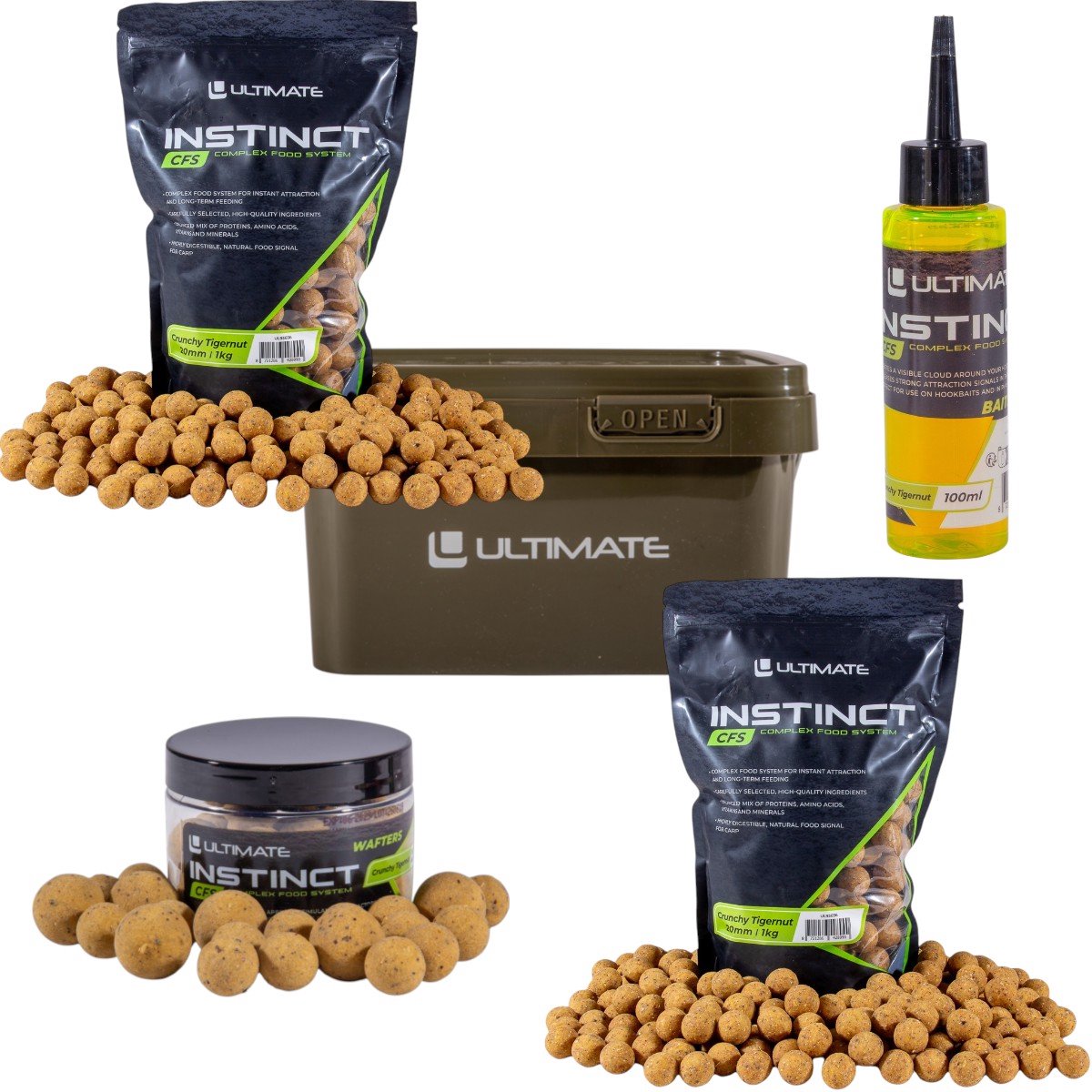 Ultimate Bucket Deal Instinct CFS Crunchy Tigernut - Karper Set
