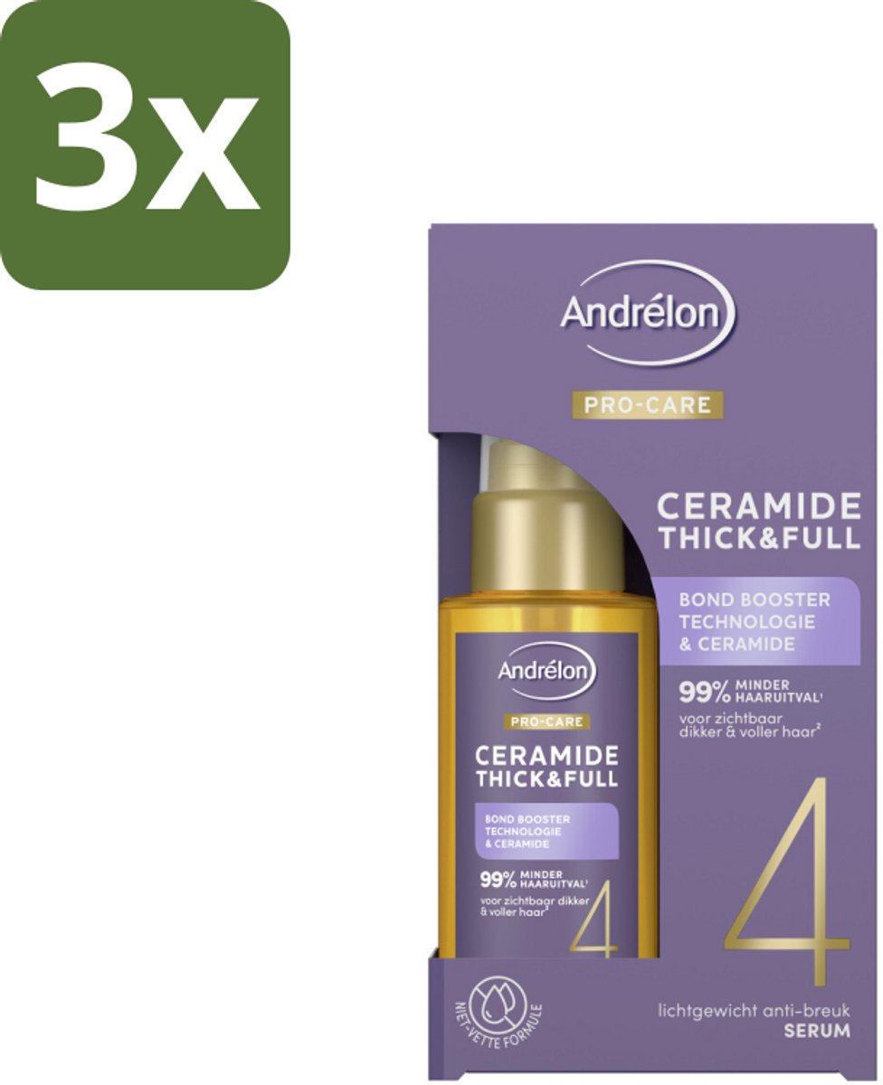 Andrélon – Serum – Pro Care – 50 ml - Bulkverpakking - 3 stuks