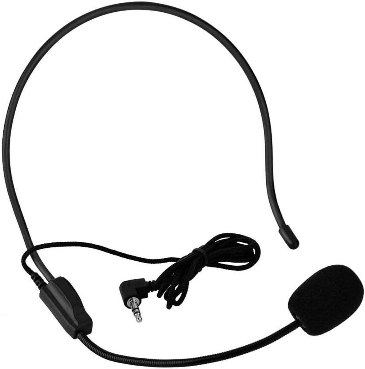 Hoofdmicrofoon 3,5mm - Mini Condensatormicrofoon - Duidelijk geluid - Ideaal voor optredens - ShopVlot