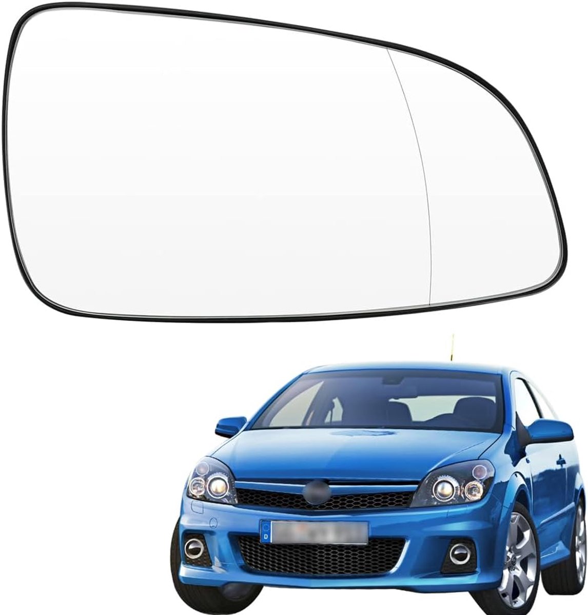 Spiegelglas Astra H 2004-2009 - Hoogwaardige kwaliteit - Eenvoudige montage - Verbetert zicht - ShopVlot