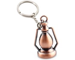 ARFUKA Keychain Retro Kerosene Lamp Pendant Keychain Metal Unisex Key Organizer Holder Funny Keychain Birthday - ShopVlot