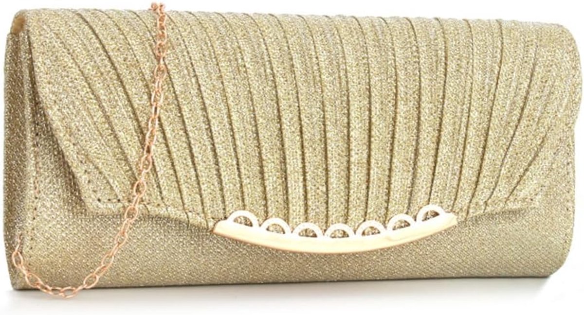 Women's Clutch Elegant Evening Bag Clutch Clutch Envelope Bag with Removable Chain Elegant Ceremony Clutch for Women - ShopVlot