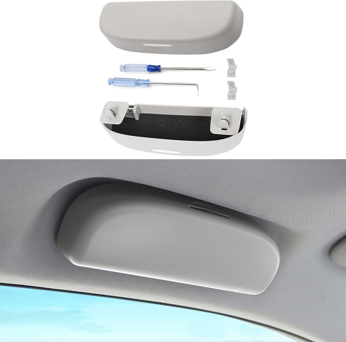 GAFAT Sunglasses Holder Glasses Case Car for Renαult Kadjar 2016-2022, Kadjar Storage Box, Kadjar Organizer, Kadjar - ShopVlot