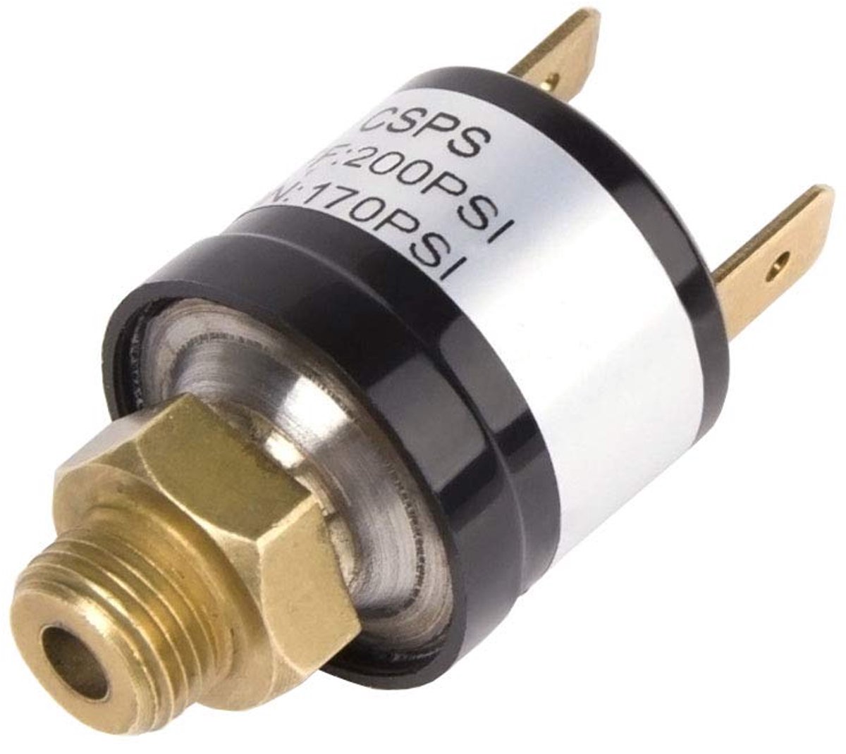 Drukschakelaar 12V - Heavy Duty 170-200 PSI - Voor luchtcompressor en toeter - Ideaal voor hoge druk systemen - ShopVlot
