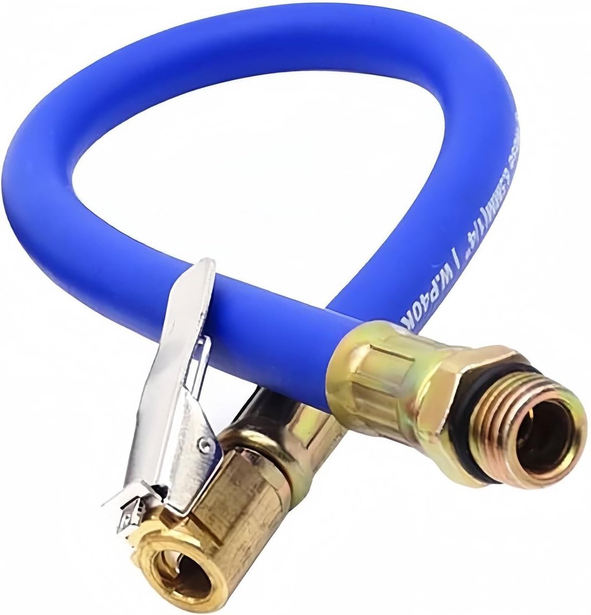 Bandenpompslangadapter - 36 cm - Verlengslang met Adapters - Geschikt voor Fiets, Motorfiets en Auto