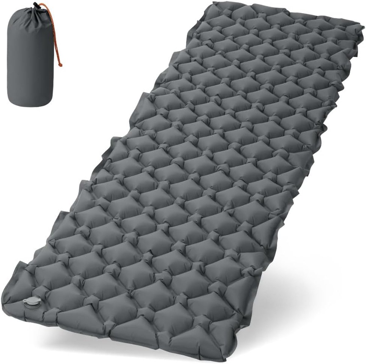 Zelfopblazend camping isomat - 195x65 cm - lichtgewicht - comfortabel slapen in de natuur - ShopVlot