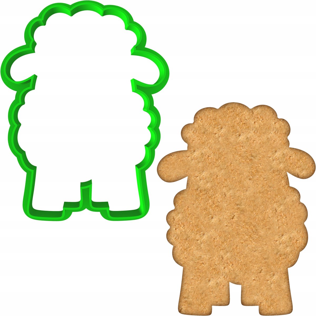 Paas Koekjesvorm Schaap 9cm - Bakvorm voor Koekjes en Koekjes