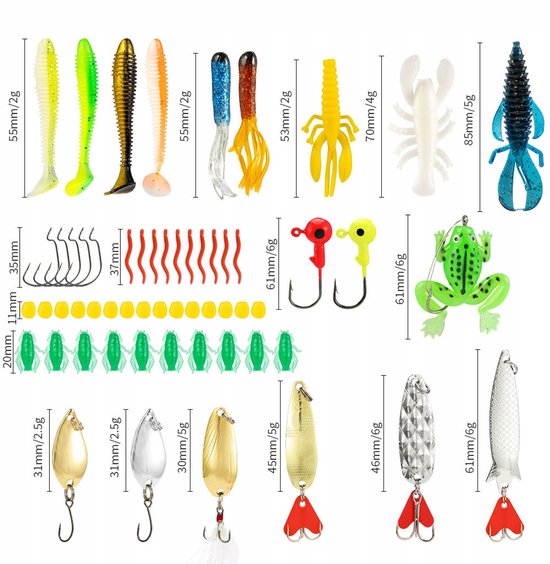 Adventskalender Vissen: 30 Wobblers & Kunstaas - Perfect Cadeau — afbeelding 2