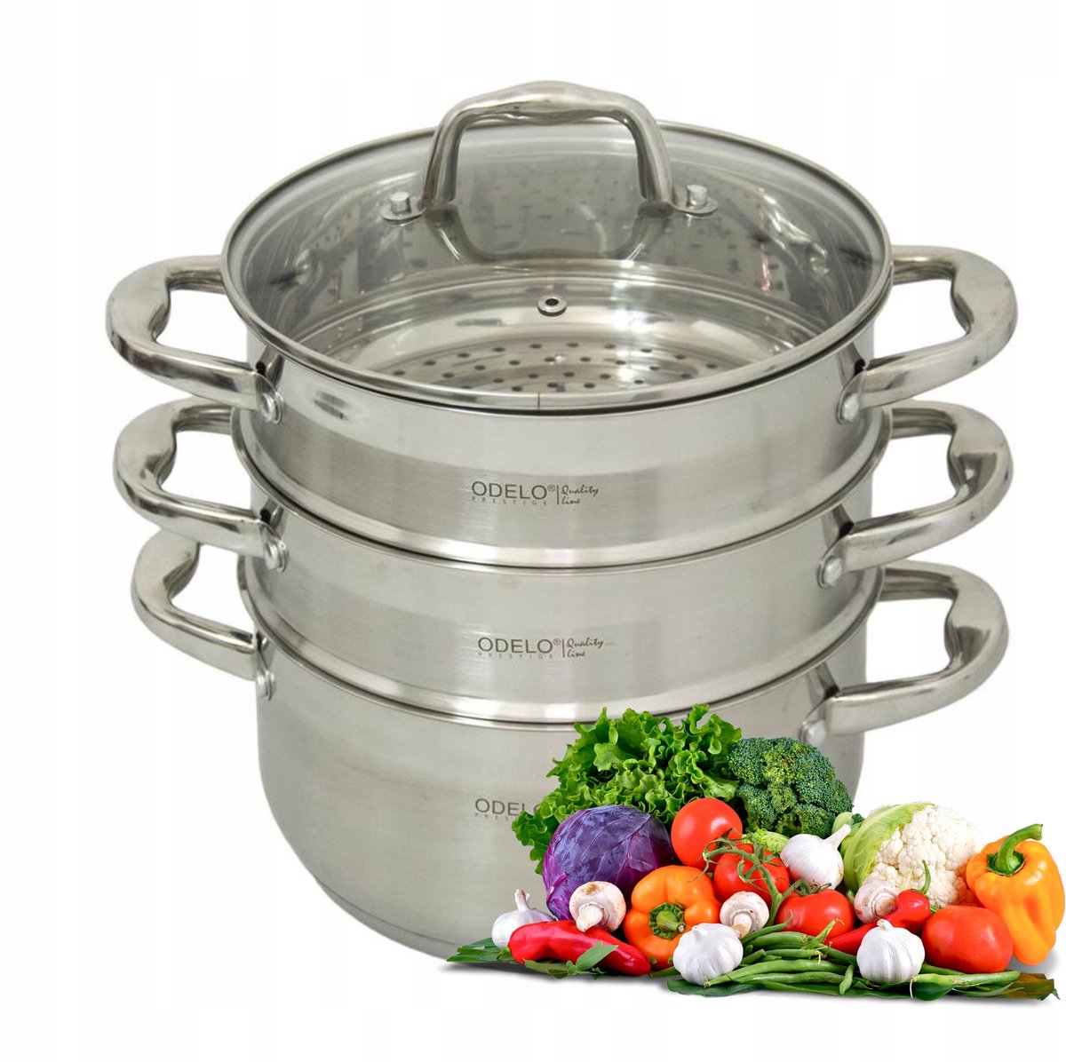 Stoompan 4,3L RVS - Gezond Koken op Inductie & Gas
