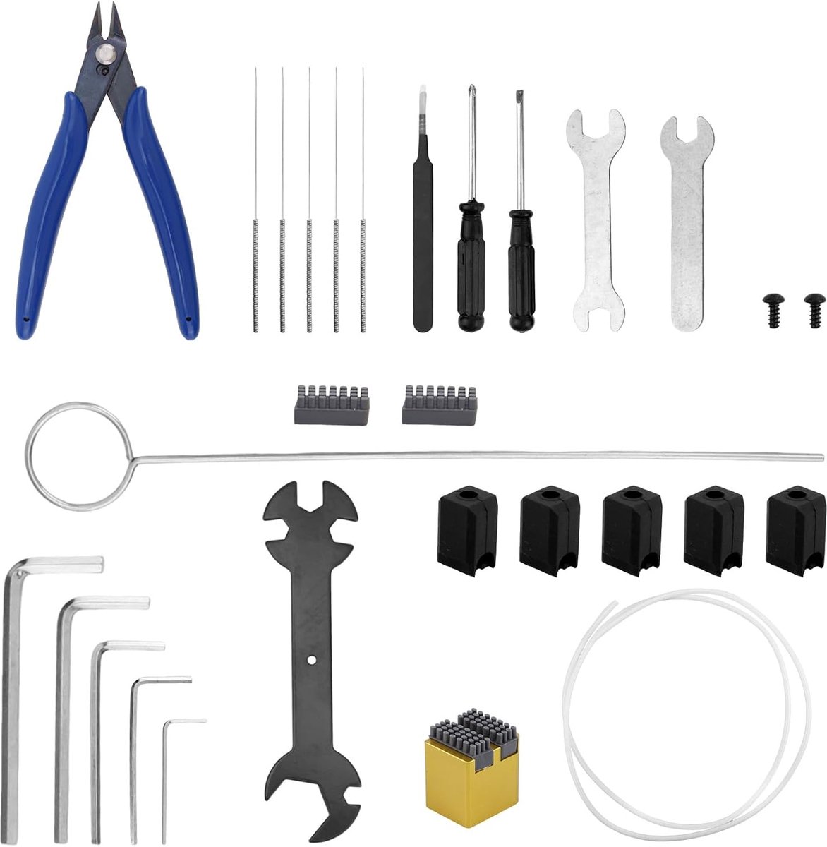 3D printer tool set - onderhoudskit 29-delig - inclusief schroevendraaiers en gereedschap - ShopVlot