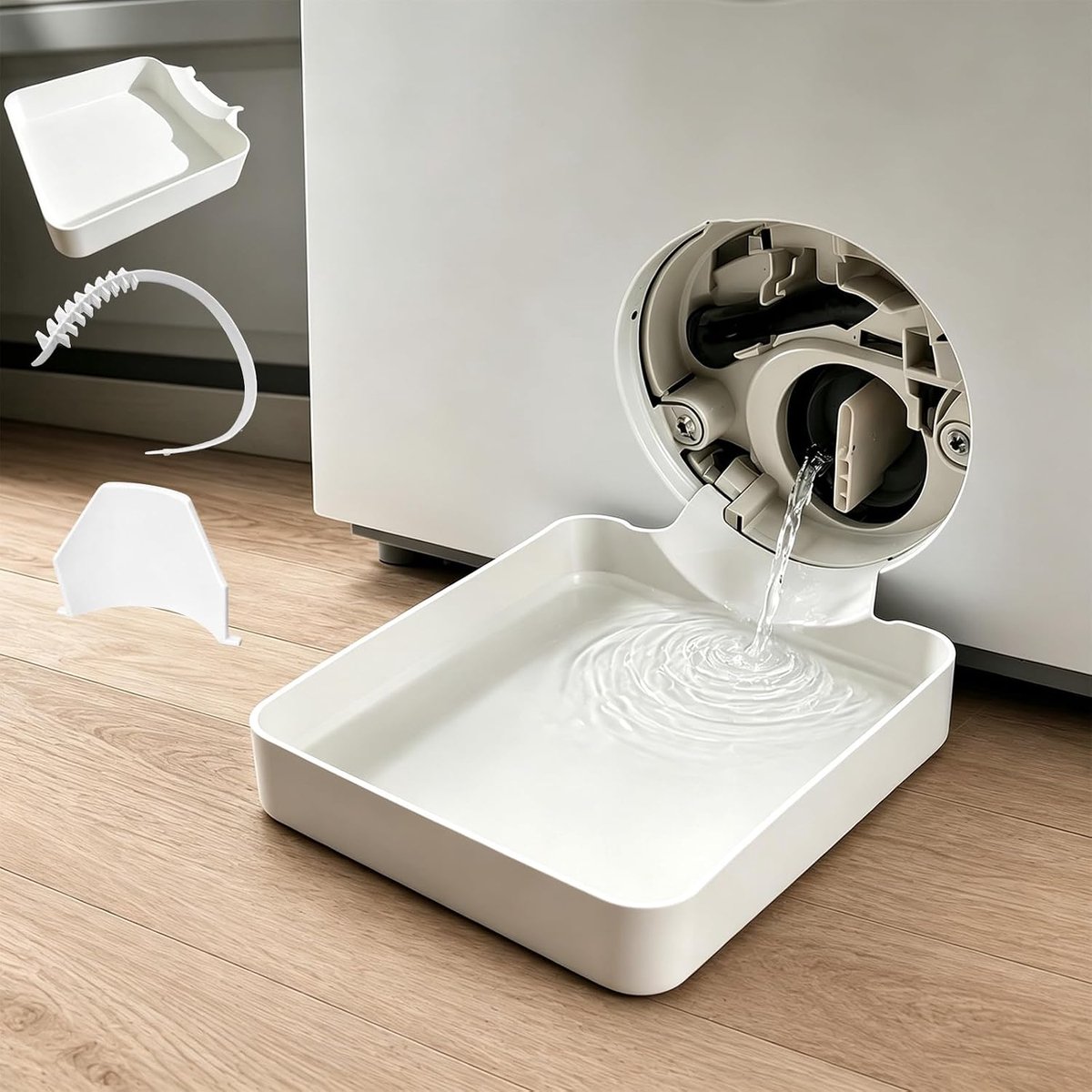 opvangbak wasmachine - robuust materiaal - lekbescherming - veilige basis voor dagelijks gebruik - ShopVlot