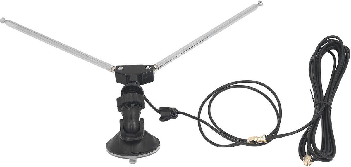 SDR Antenne Multifunctioneel Dipool - 60 cm RG174 Kabel - SMA Male Connector - Verbeterde Ontvangstlocaties - ShopVlot