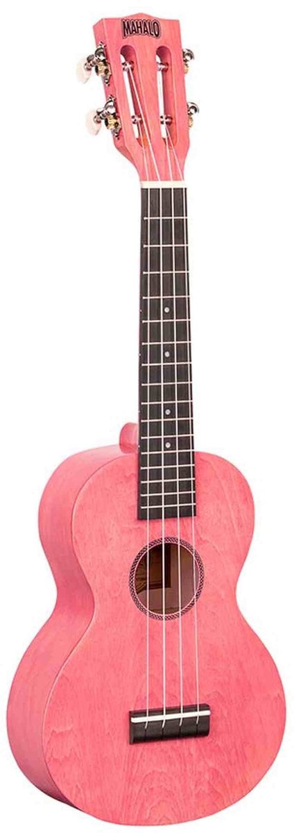 Mahalo Concert Ukelele - Island Series  - Coral Pink