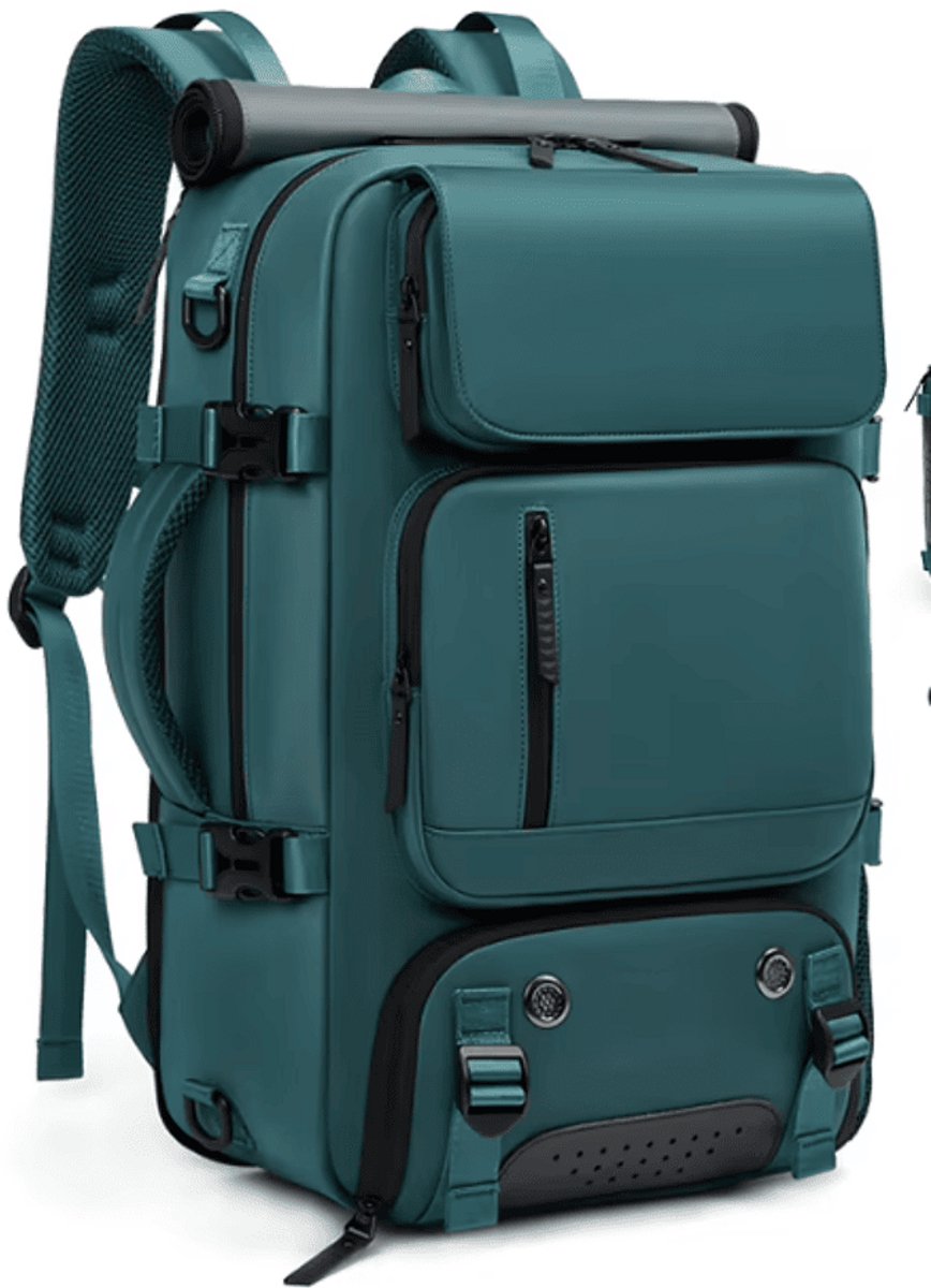 Mode Mania Rugzak/reistas Blauw | Maat: One Size