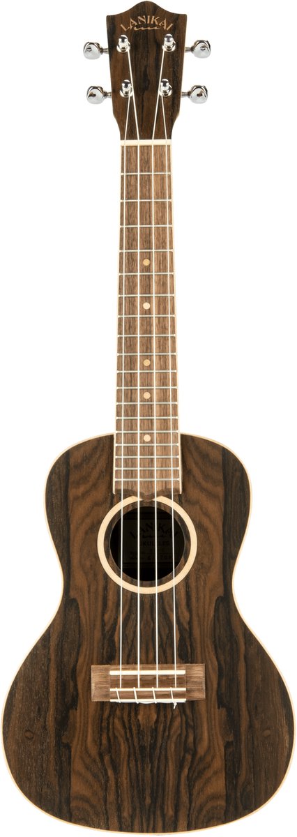 LANIKAI LKUZR-C Concertukelele Ziricote 378 mm met Graph Tech NuBone XB en Tas