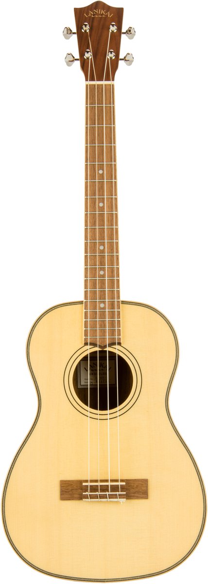 LANIKAI LKUSPST-B Baritonukulele, Spruce Solid Top Series, Tas