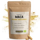 Cupplement Maca 2000 mg per dagdosering Biologisch 100 Capsules - Maca root maca wortel - Vegan - Zonder toevoegingen - Lab getest - 50 dagen voorraad per zakje