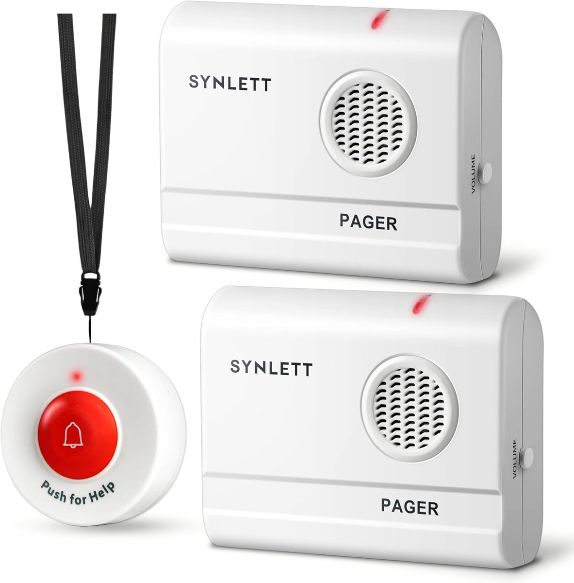 2 Care pagers with wireless call button for seniors - ShopVlot