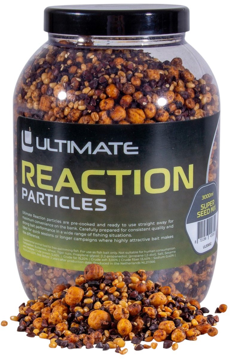 Ultimate Reaction Particles Ready To Fish 3000ml - Super Seed Mix - Partikels