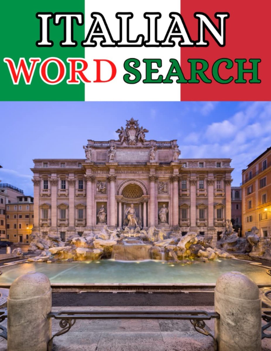 Italian Word Search: Italian Language Wordsearch Verbsearch puzzles!! - ShopVlot