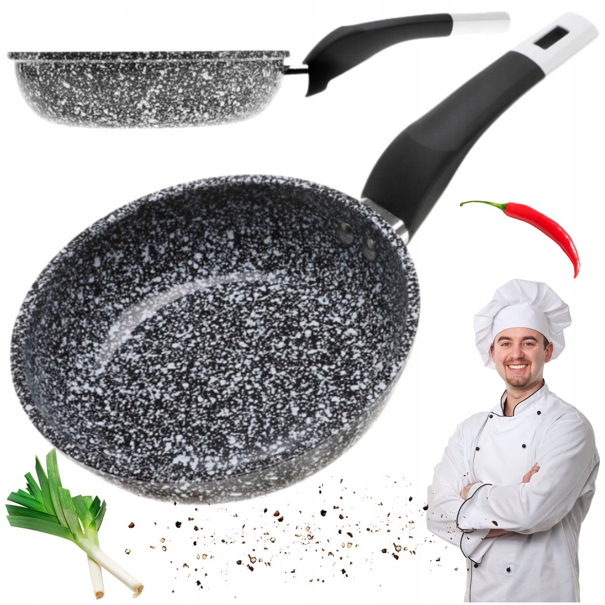 Aluminium Marmite Non-Stick 28cm - Geschikt voor Alle Fornuizen