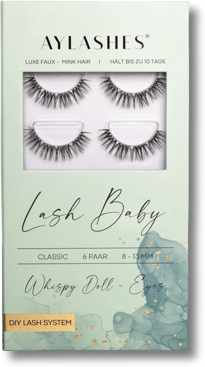 AYLASHES Maxi Box Lash Boss DIY Eyelash Extensions for Home, 5 Pairs of Eyelashes, Lashes for up to 7 Days - ShopVlot