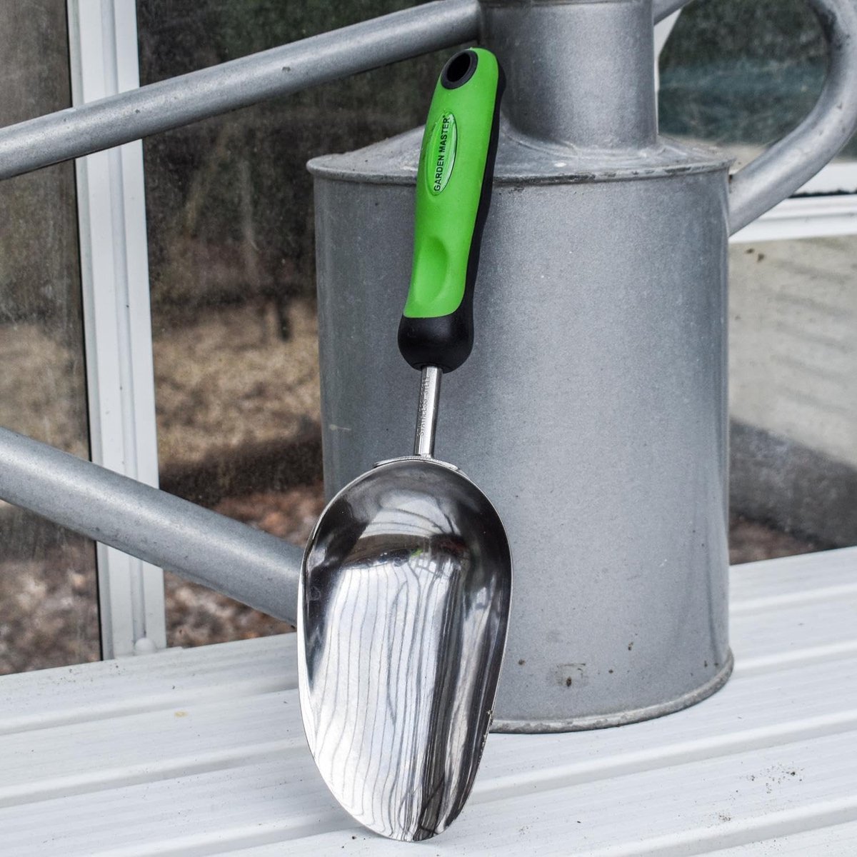Tuinschep - Zware roestvrijstalen constructie - Ergonomische handgreep - Ideaal voor graven en planten - ShopVlot