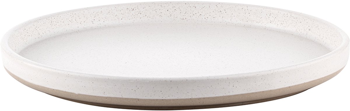 Florina Lila Keramieken Bord 26,5 cm - Beige/Bruin