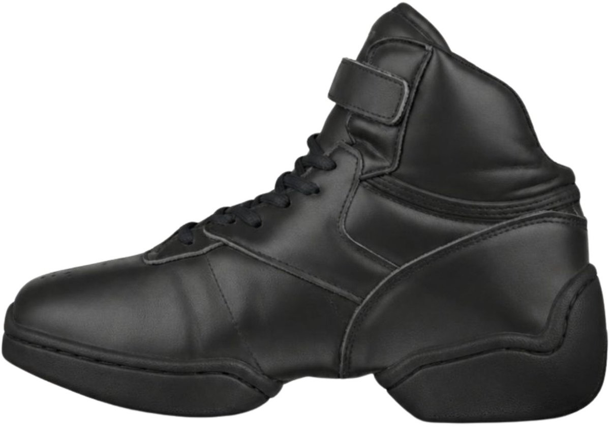 Dancer Dancewear - Danssneakers van leer "Rocky" - Dancesneakers voor streetdance, jazz en hiphop - Dames dansschoenen - Dance sneakers - Maat 44,5
