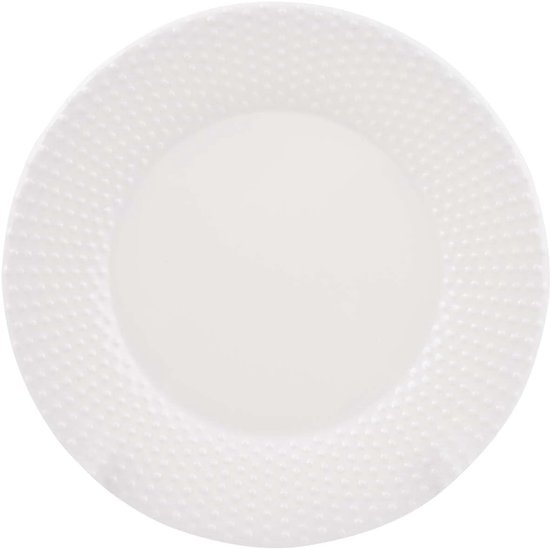 Gimex Camping Tableware Royal Edelweiss Relief Melamine Tableware Set 16-Piece for 4 Persons Dinner Service with - ShopVlot — afbeelding 3