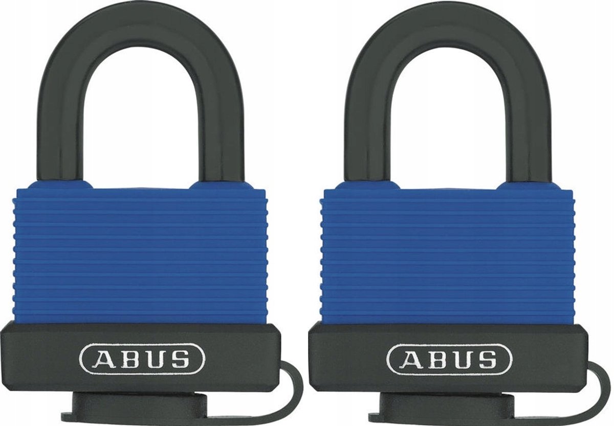 ABUS Kettingslot 2 stuks, 1 sleutel systeem