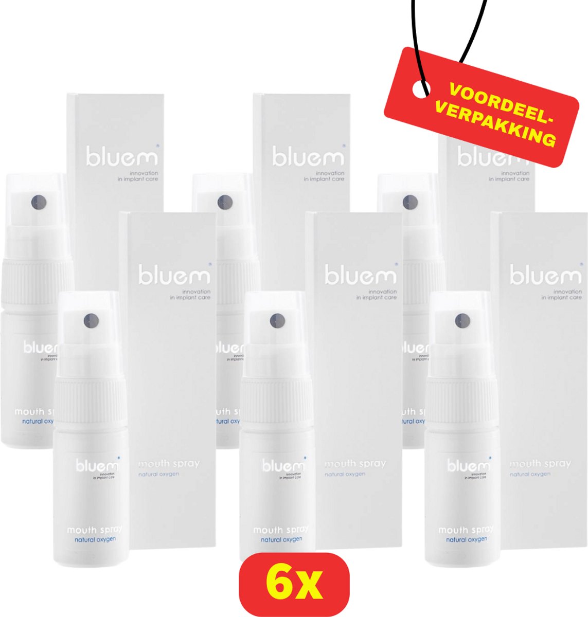 BlueM Mondspray - 6x 15 ml - Voordeelverpakking!
