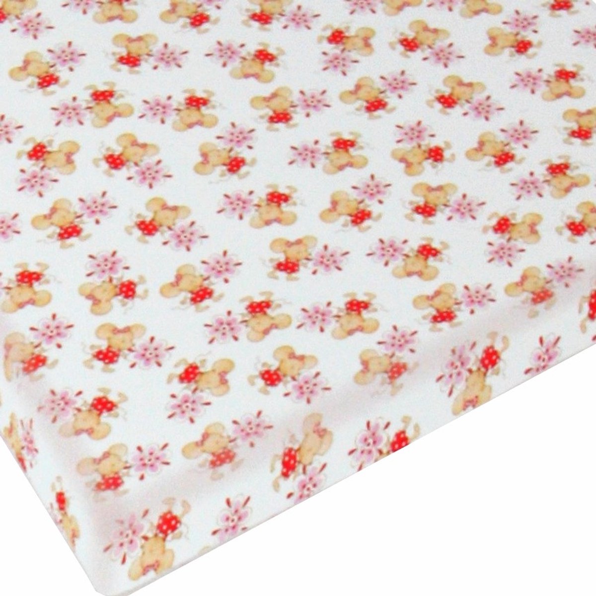 Merkloos Kinderbeddengoed met Elastiek - Muis Thema - 60x120/70x140 cm