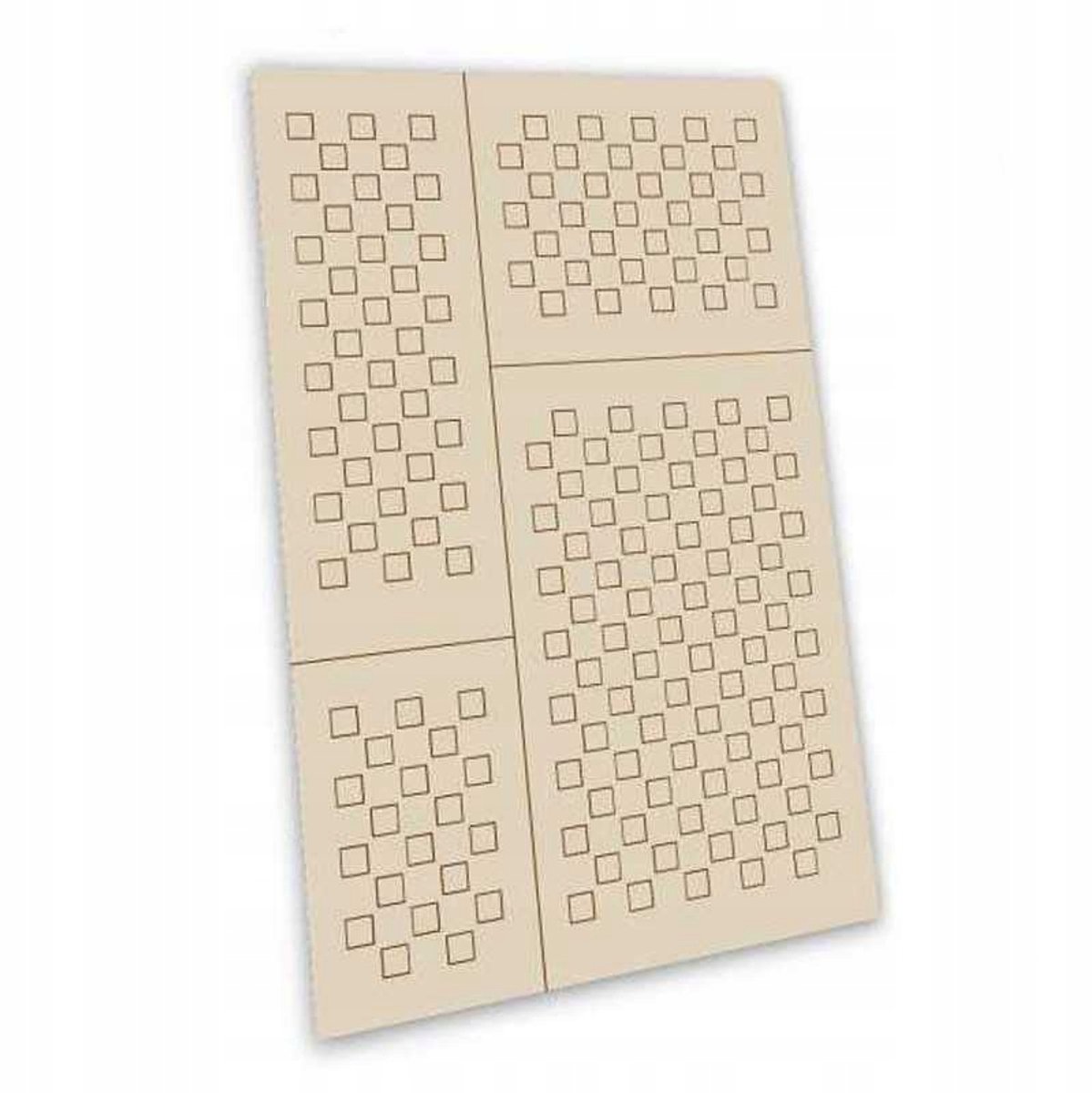 vaste sjablonen - Checker S - 4mm