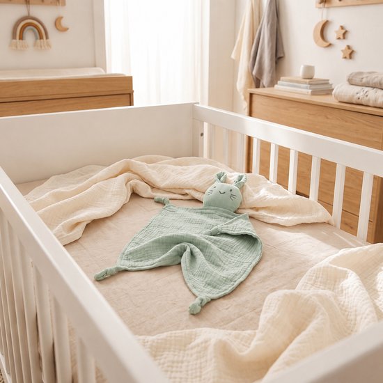 Muntwolk - Hydrofiel Knuffeldoekje Baby - Droomdotje van Merkloos — afbeelding 2