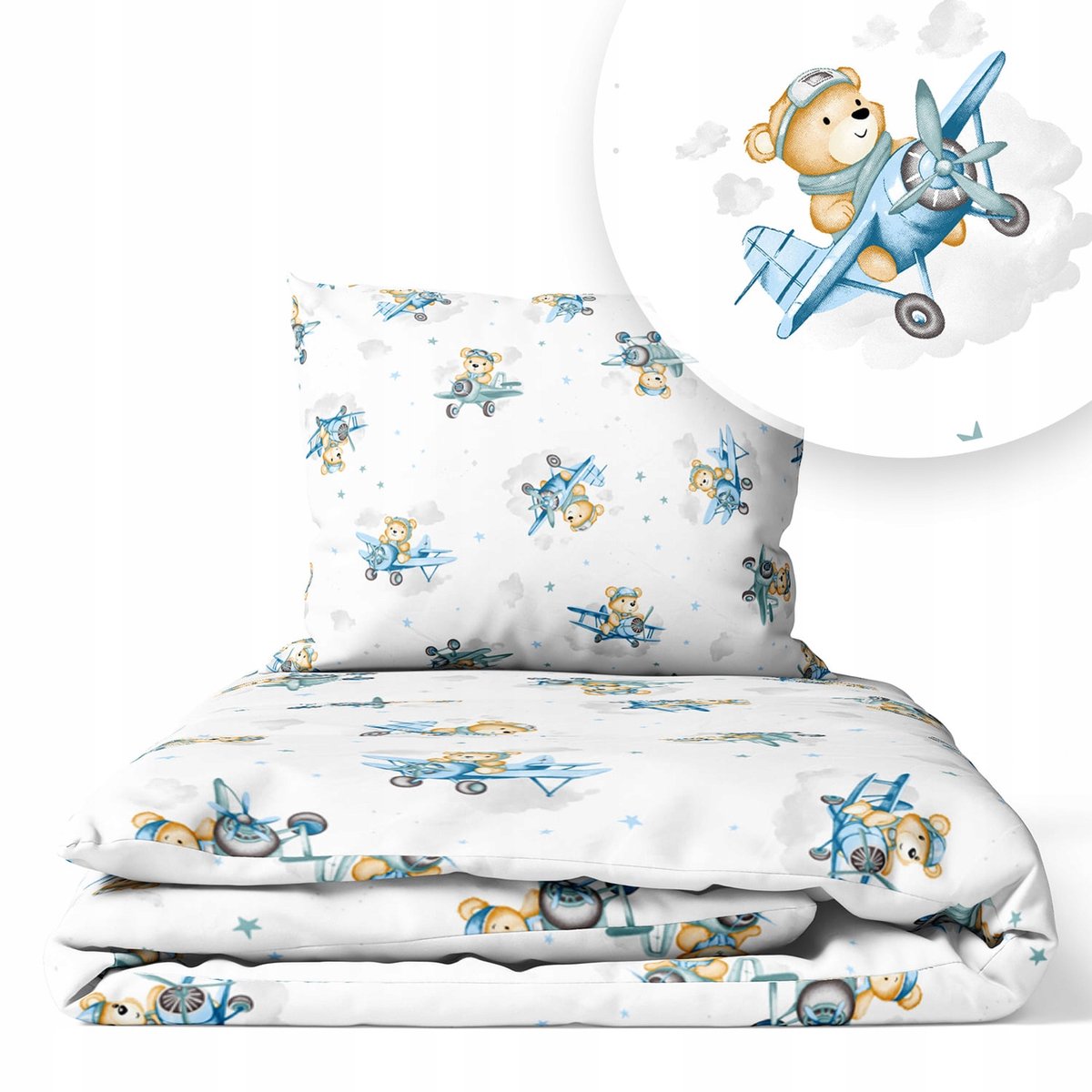 Kinderbeddengoed 120x160cm 50x70cm 2-delig - Vrolijke Patronen